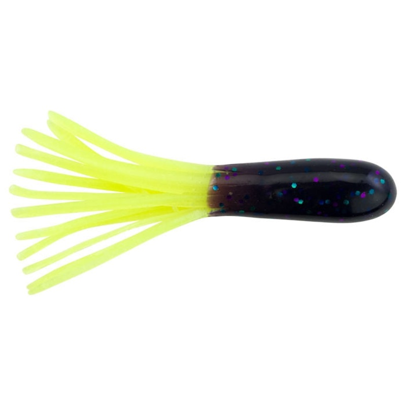 Johnson Fishing Crappie Buster Tubes_Grape Chartreuse*