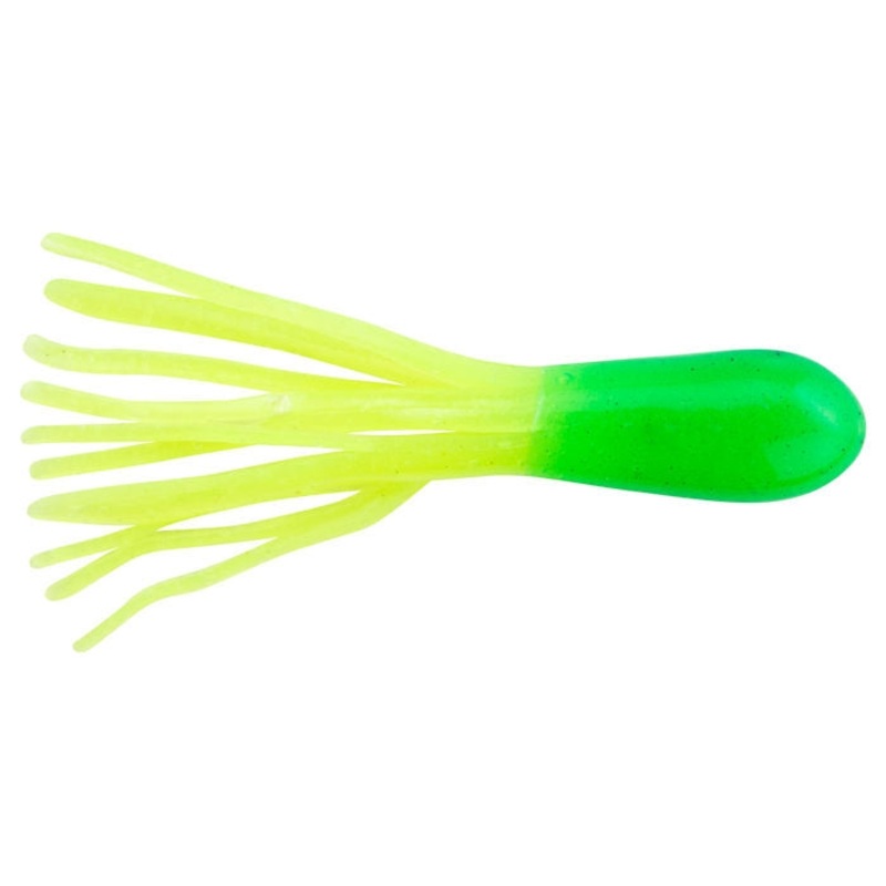 Johnson Fishing Crappie Buster Tubes_Lime Chartreuse Glow*