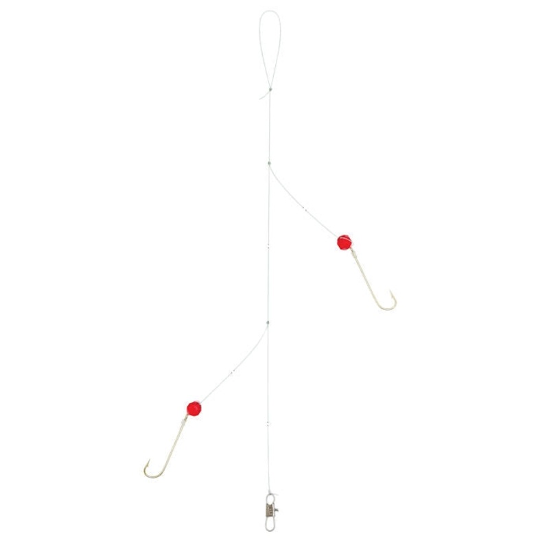 Perch Rig_Chartreuse Glow*|48-inch 12 lb. Monofilament