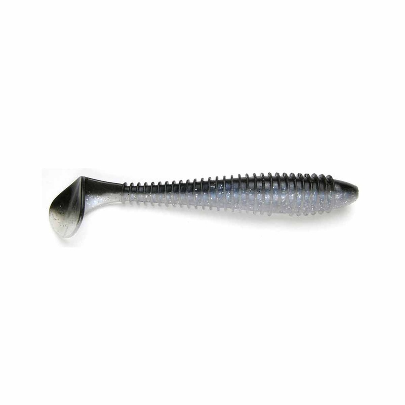 Fat Swing Impact_Black Shad|2.8″|3.3″**|3.8″