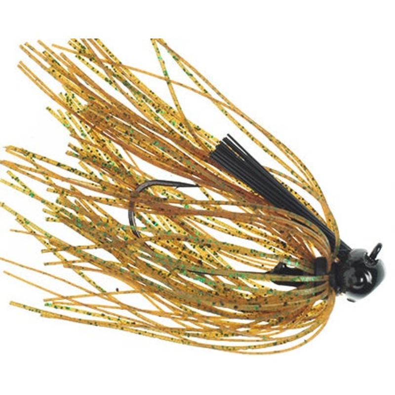 Paca Bug Football Jig_Rootbeer Pepper Green