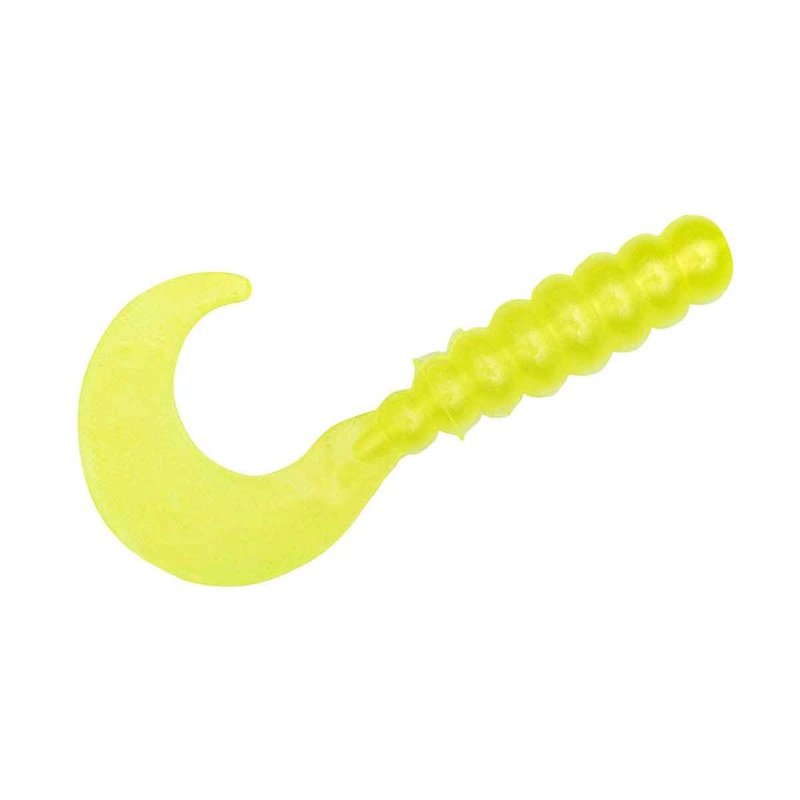 Mr. Crappie Grub_Hot Chartreuse*