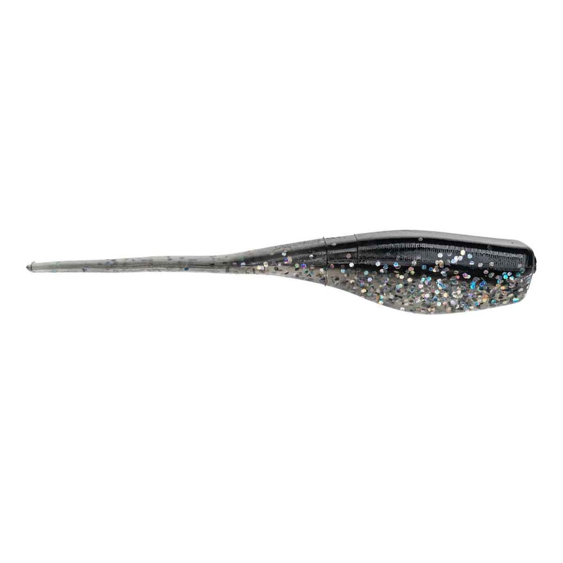 Mr. Crappie Lightning Shad_Tuxedo Black- Sparkle