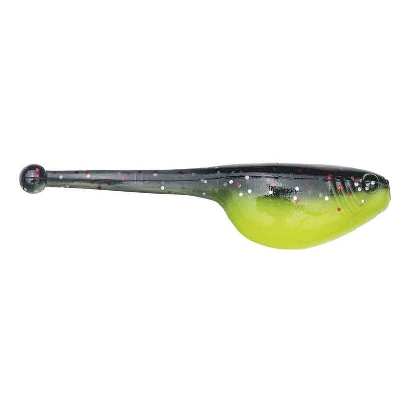 Mr. Crappie Shadpole Glow_Tuxedo Black/Chartreuse Glow*