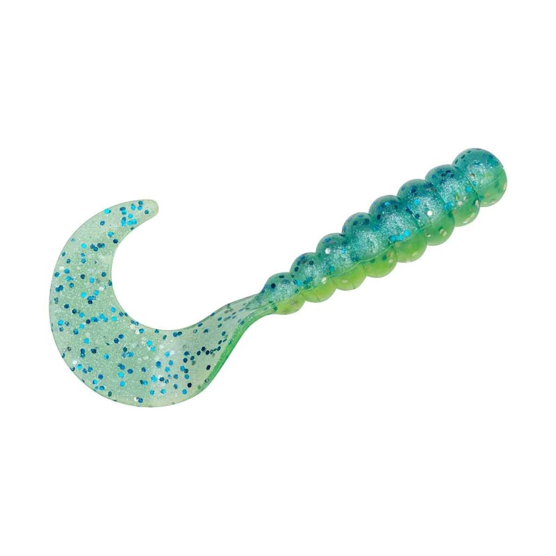 Mr. Crappie Grub_Blue Grass*|2″