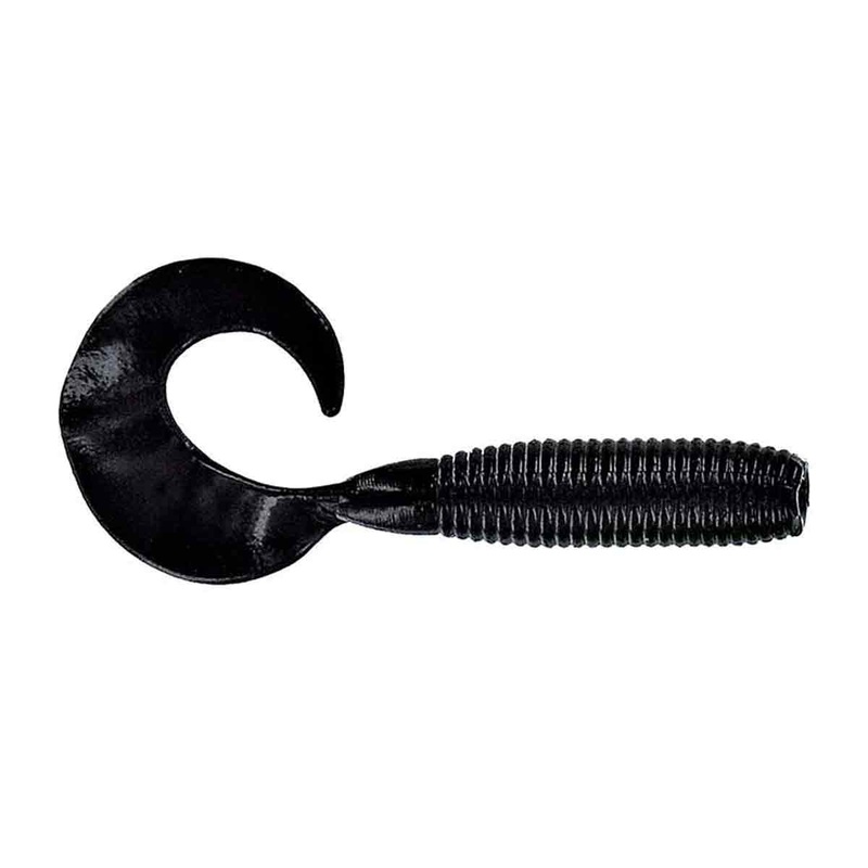 Single Tail Grub_Black*|4″