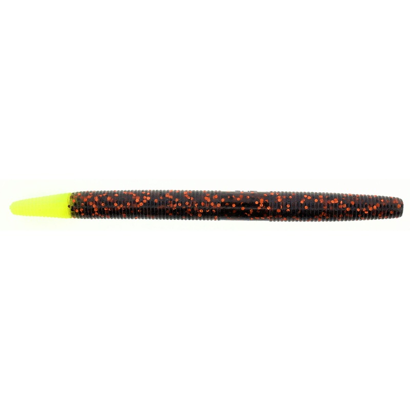 Senko_Smoke Black Copper Chartreuse Tail