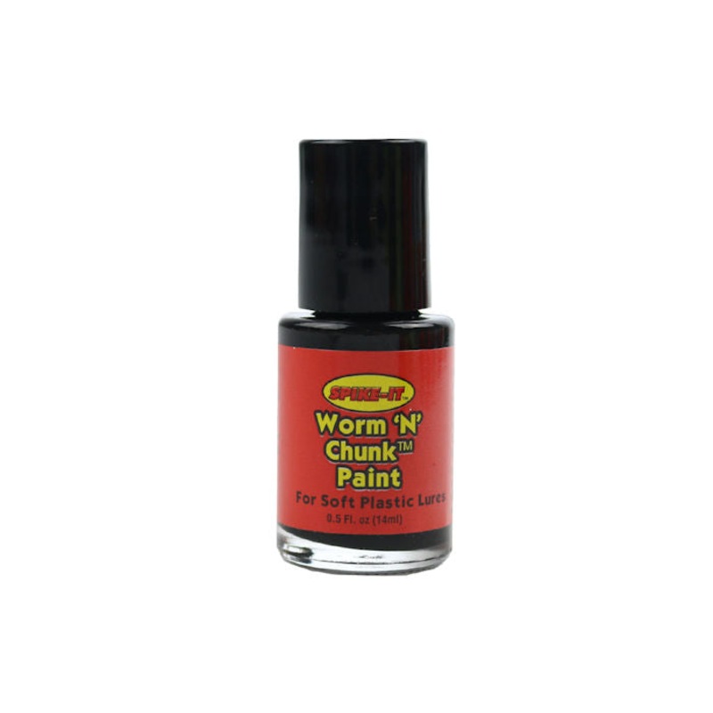 Worm ‘N’ Chunk Paint_Black|0.5 fl oz