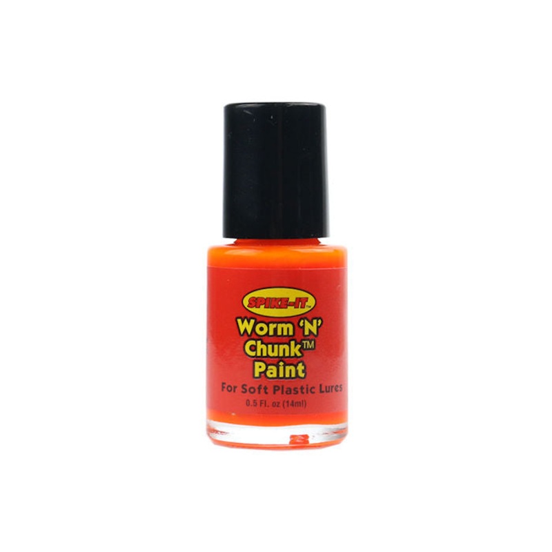 Worm ‘N’ Chunk Paint_Fluorescent Orange