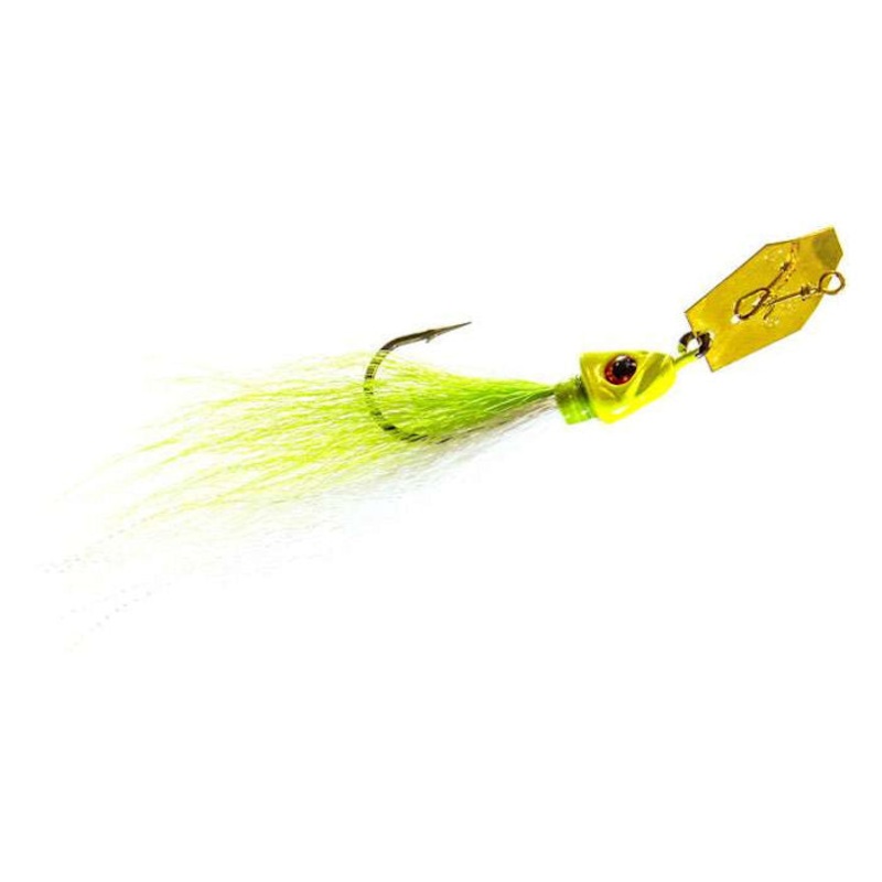 ChatterBait Bucktail_Chartreuse White*