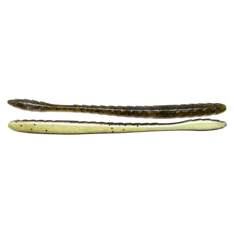 Slim Shake Worm_Green Pumpkin Pearl