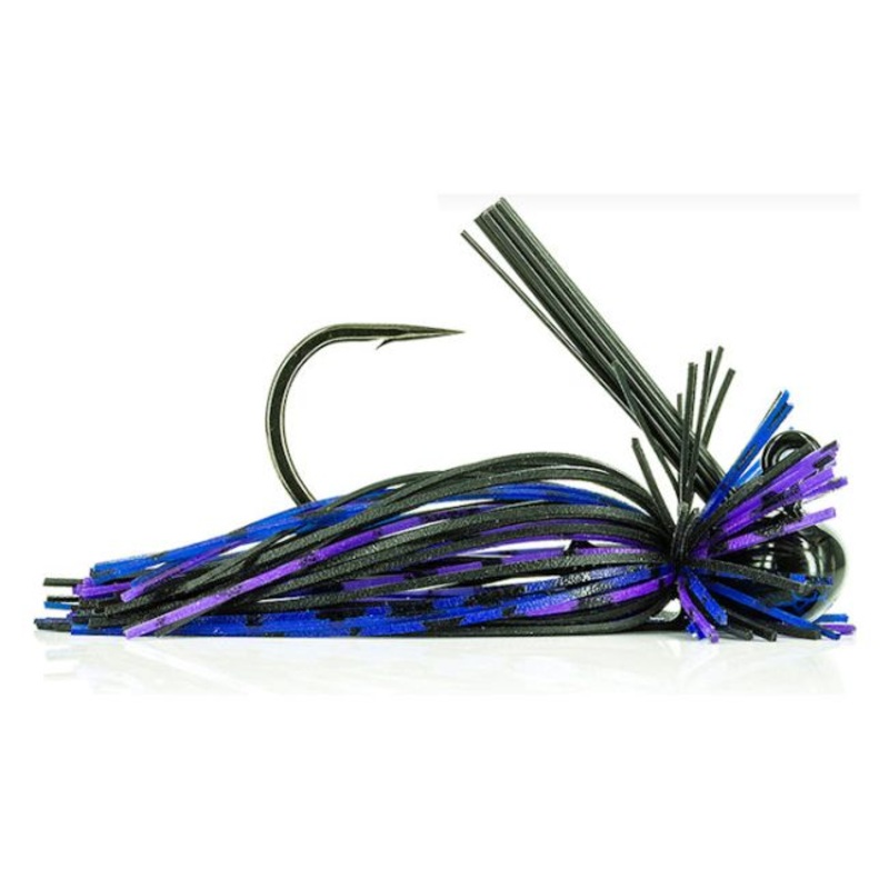 MF Tungsten Football Jig_Black Blue Purple*