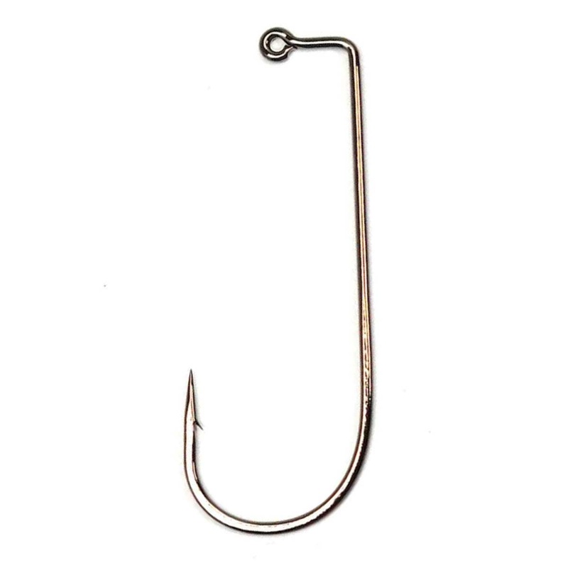 90 Degree Round Bend Jig Hook_Nickel*