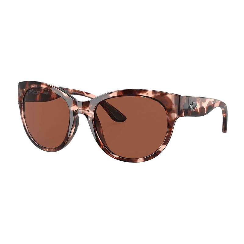 Costa Del Mar Maya Sunglasses|Shiny Coral Tortoise Copper|580P