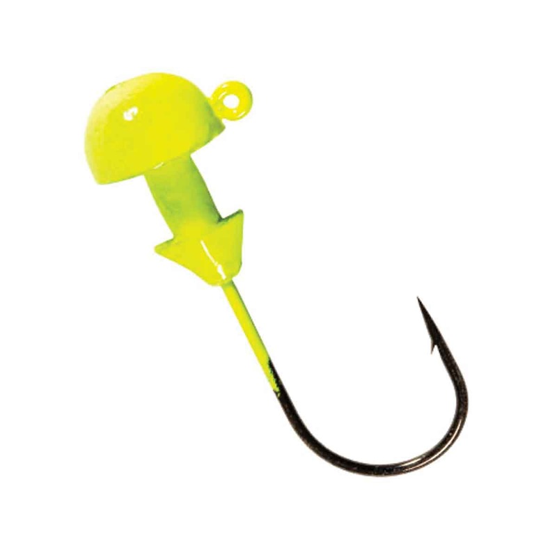 OG Mushroom Jigheads_Chartreuse