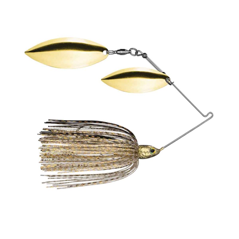 Tour Grade SpInnerbait W/W_Gold Shiner