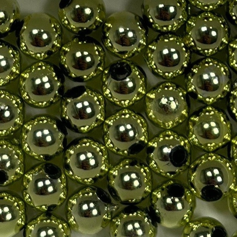 Beads_Metallic Chartreuse|100 pack