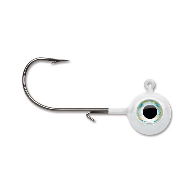 Neon Moon Eye Jig_White|1/16 oz