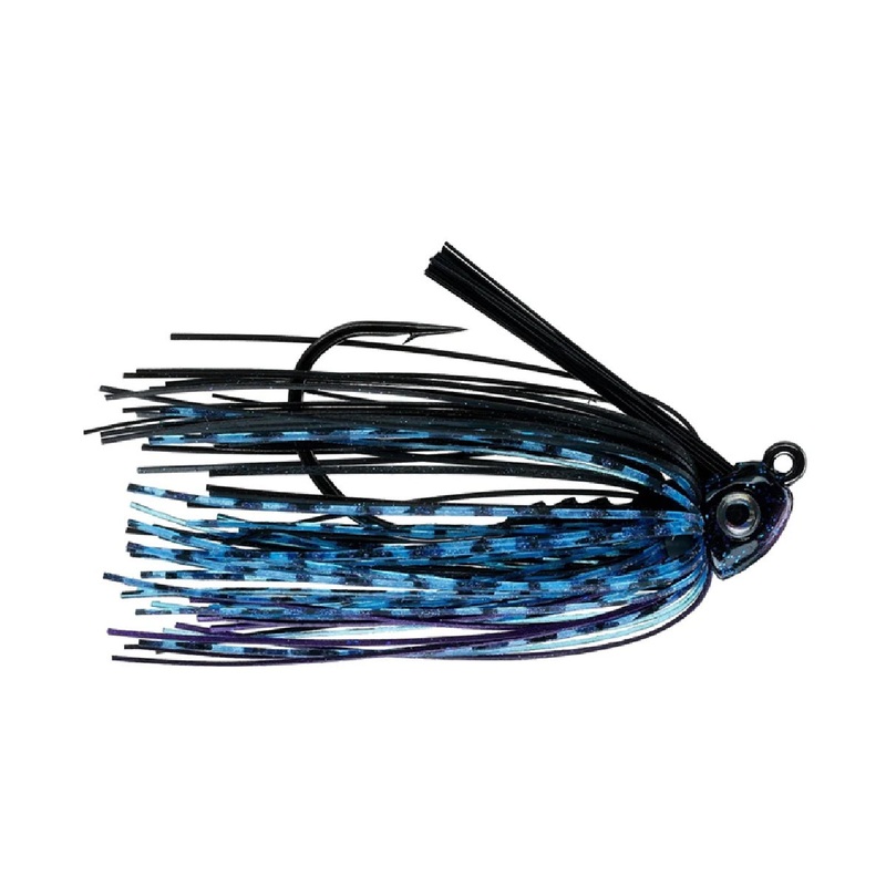 Heavy Duty Swim Jig_Black Blue Purple*