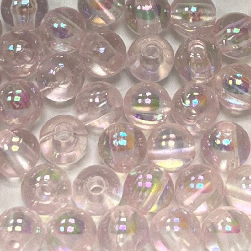 Beads_TAB Clear Pink|100 pack