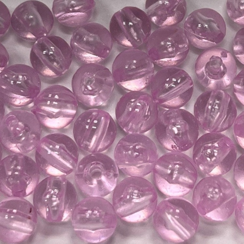 Beads_Transparent Light Pink|100 pack