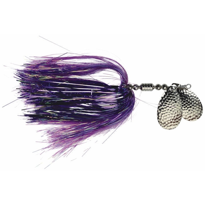 Double Flash Musky Spinner_Grape Ape