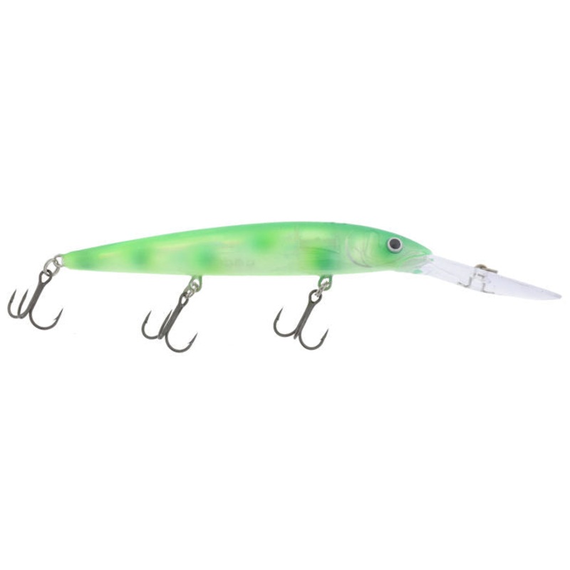 Custom DD Husky Jerk_Green Spot Minnow
