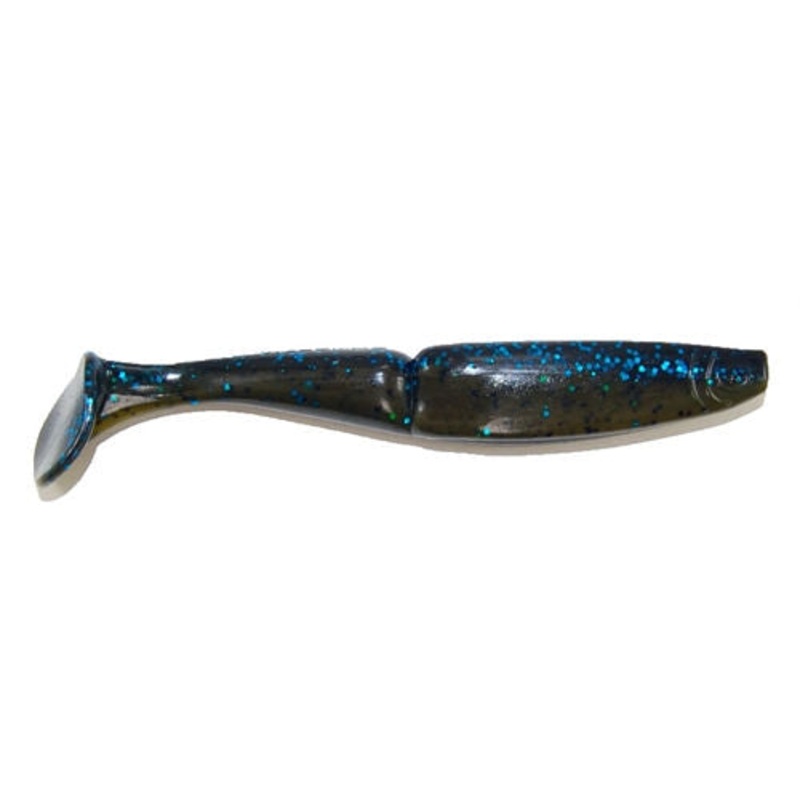 Little EZ Swimbait_Green Pumpkin Black Blue Glitter*