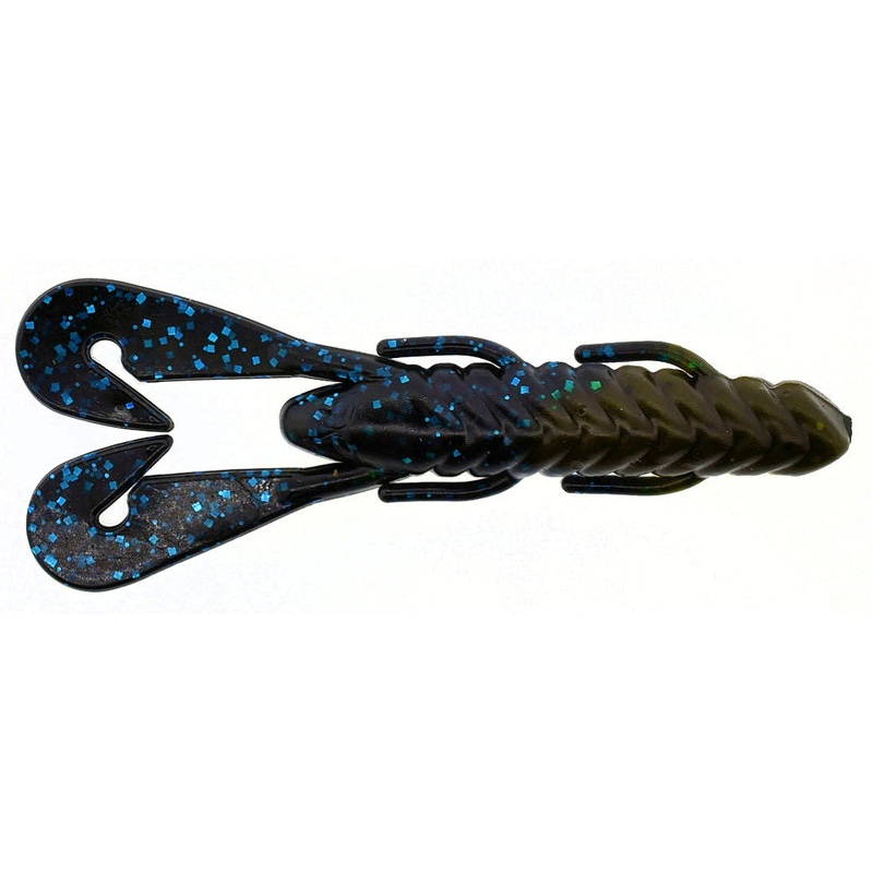 Burner Craw_Green Pumpkin Black Blue Glitter Tail