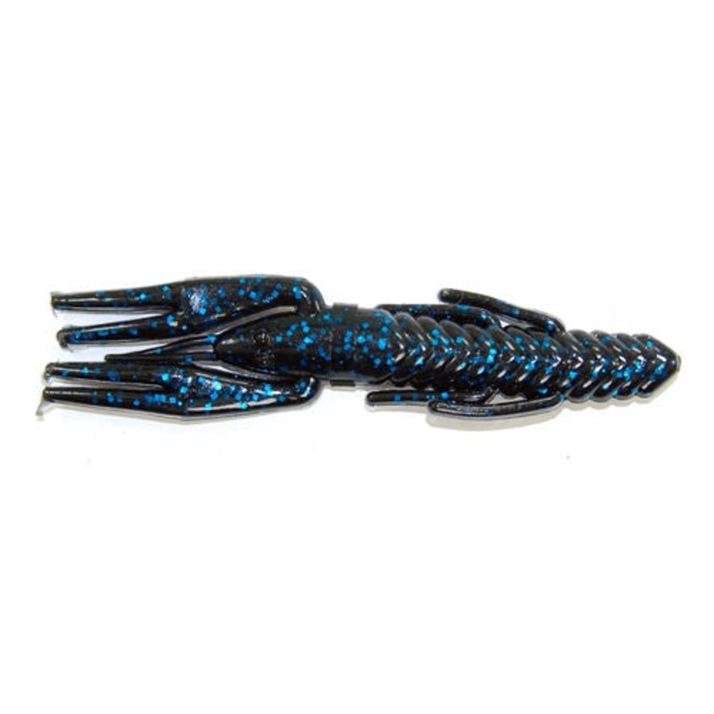 Crawdaddy_Black Blue Glitter|4″