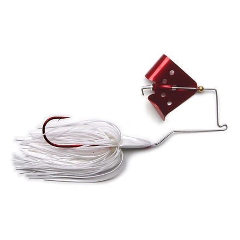 Cavitron Buzzbait_White/Red Blade