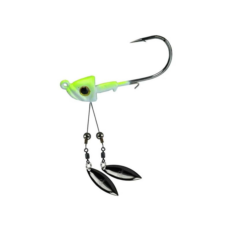 Double Barrel Underspin_Chartreuse White*