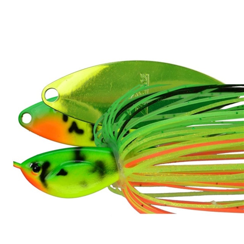 Painted Dbl Willow Spinnerbait_Fire Tiger*