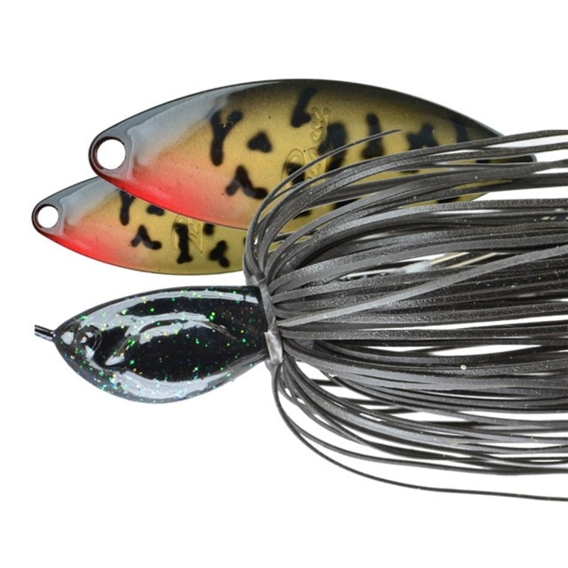 Painted Dbl Willow Spinnerbait_Midnight Limit*
