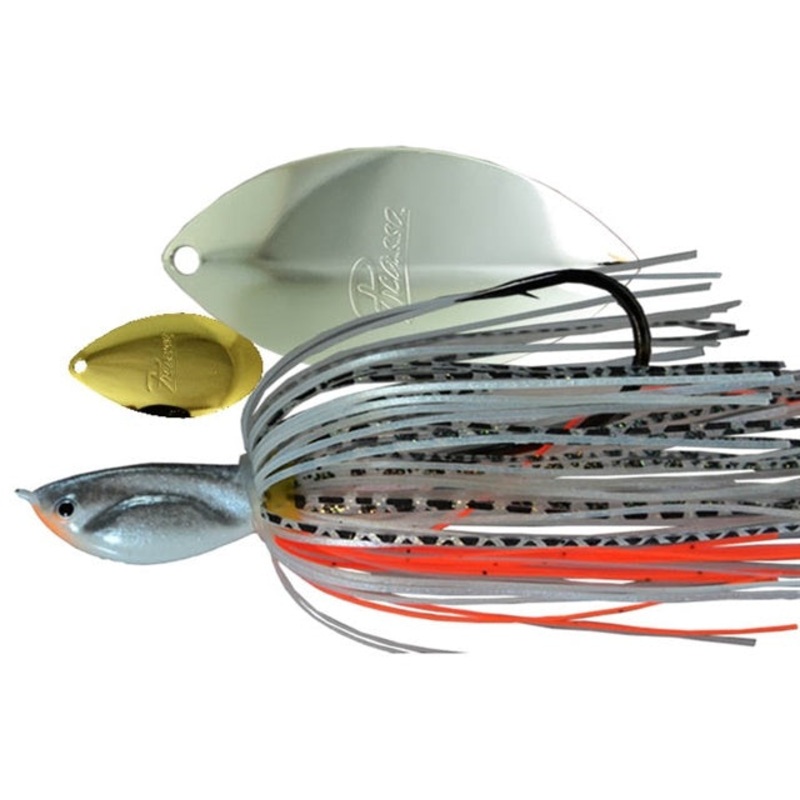 Thunder Willow Spinnerbait_White Shad – Gold/Nickel*