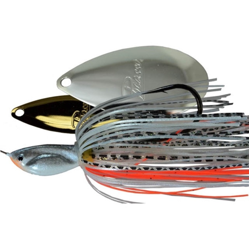 W/I Inviz-Wire Spinnerbait_White Shad – Gold/Nickel