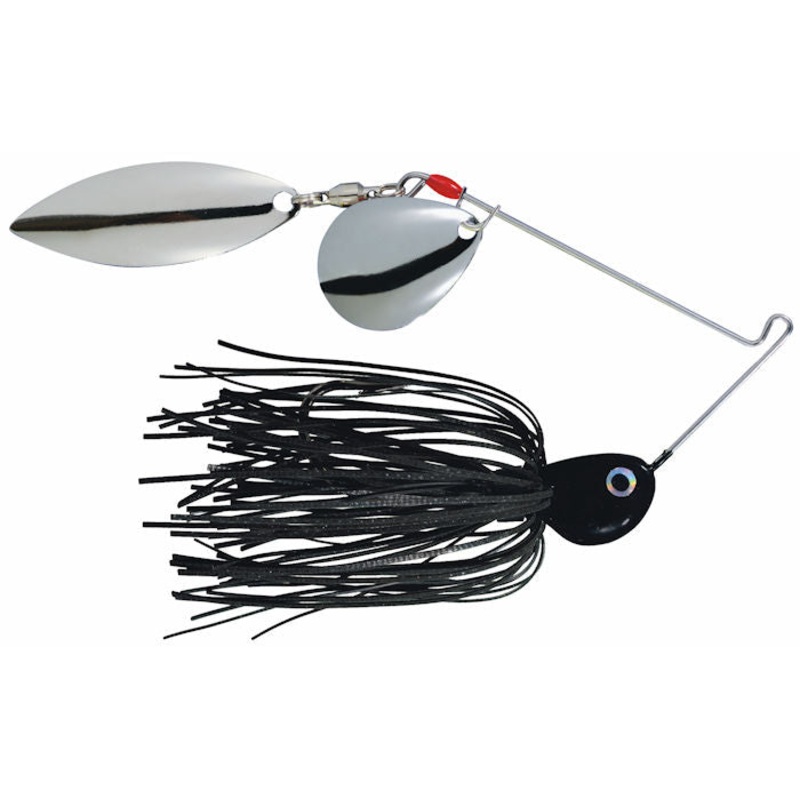 Potbelly Spinnerbait – Colorado/Willow Blade_Black