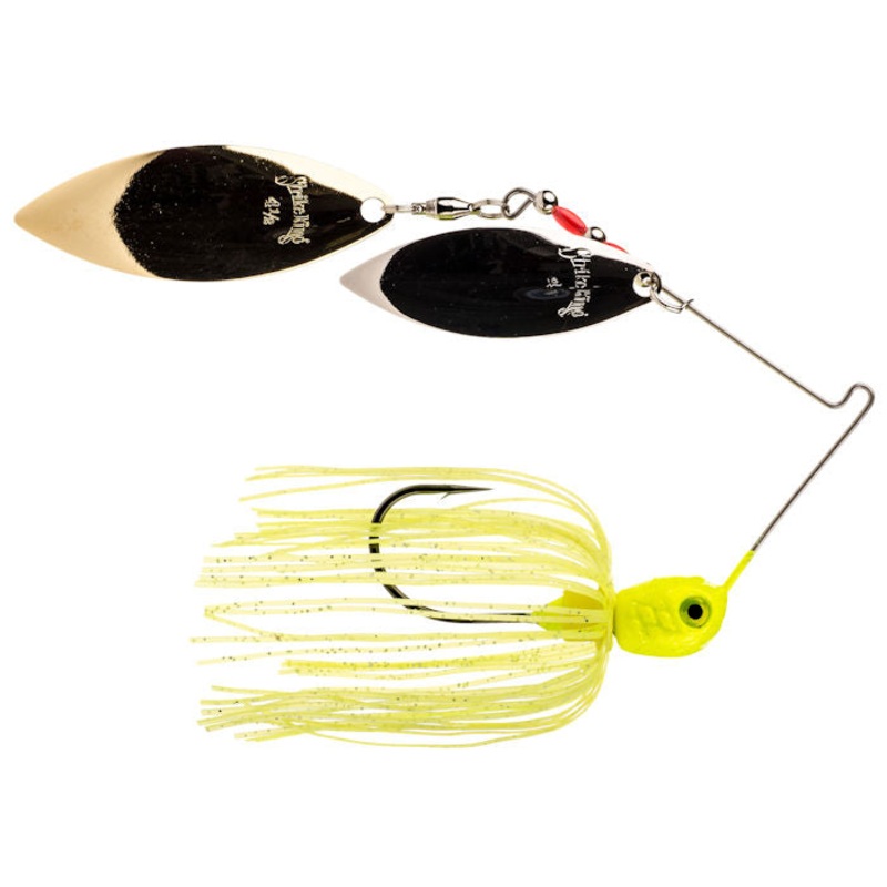 Premier Pro-Model Spinnerbait_Hot Solid Chartreuse – Gold/Gold