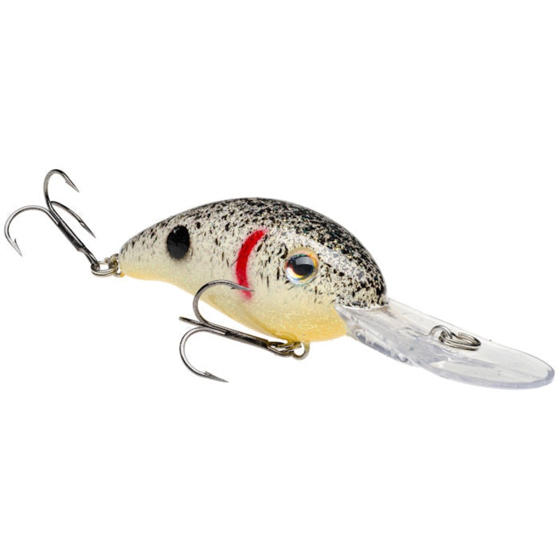 Pro-Model 3XD Crankbait_Pearl/Black Splatter w/Chartreuse Belly