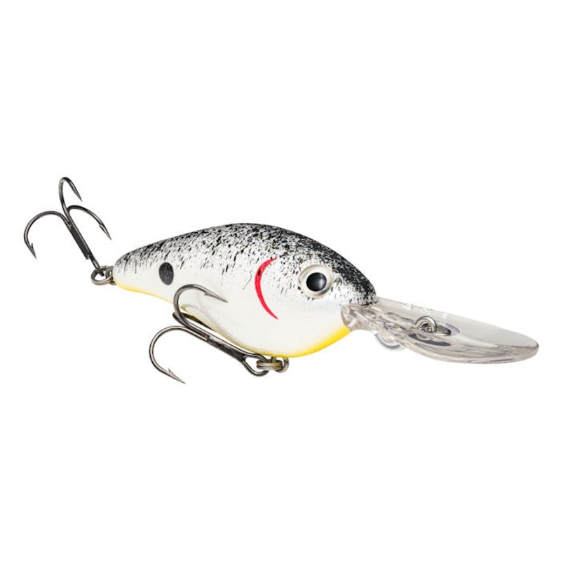 Pro-Model 8XD Crankbait_Pearl/Black Splatter w/Chartreuse Belly