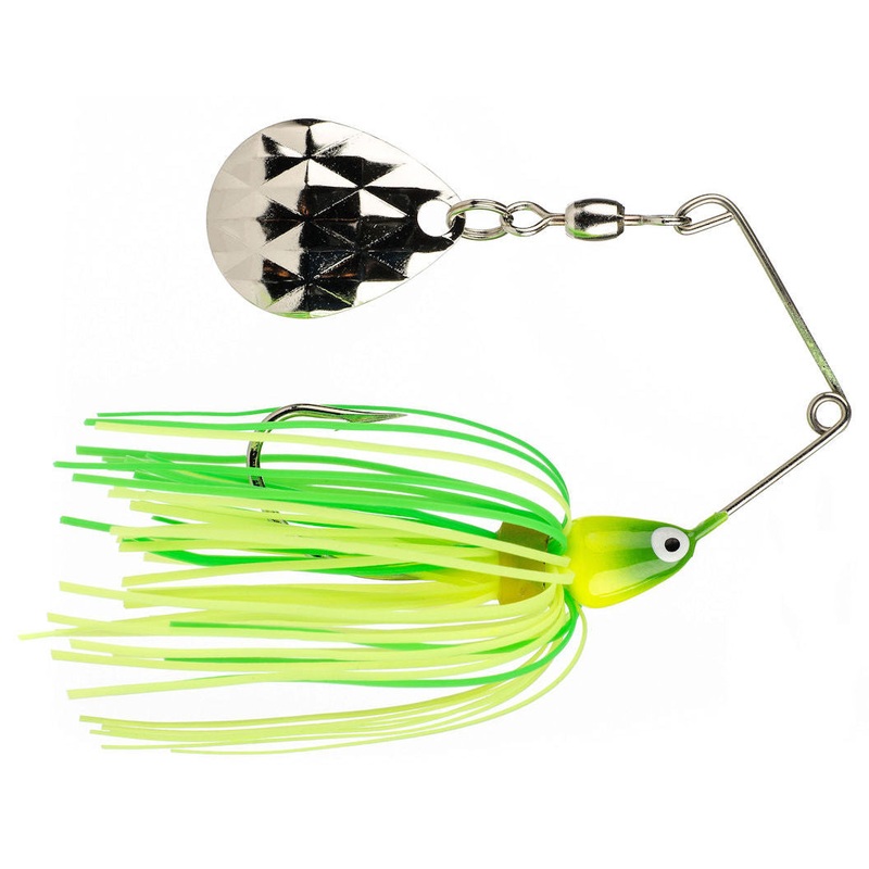 Mini-King Spinnerbait_Chart/Lime Head – Chart/Lime Skirt