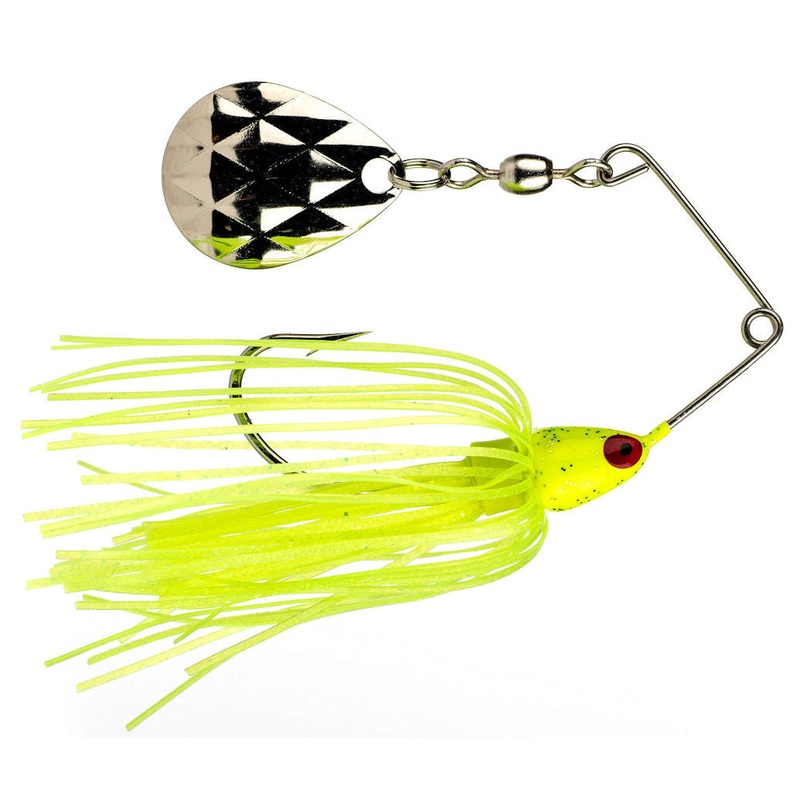 Mini-King Spinnerbait_Chartreuse Head – Chartreuse Skirt