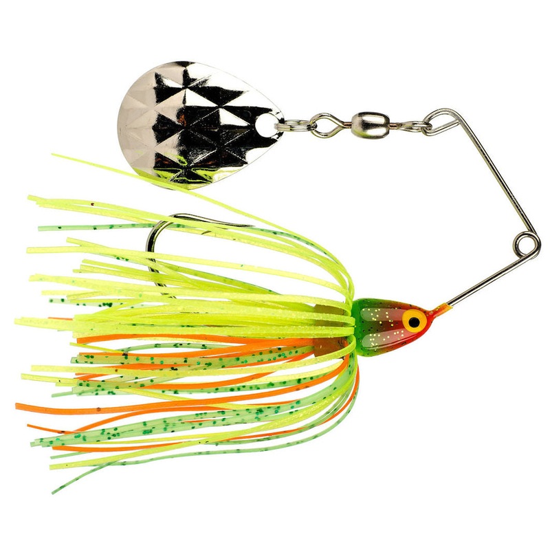 Mini-King Spinnerbait_Fire Tiger Head – Fire Tiger Skirt