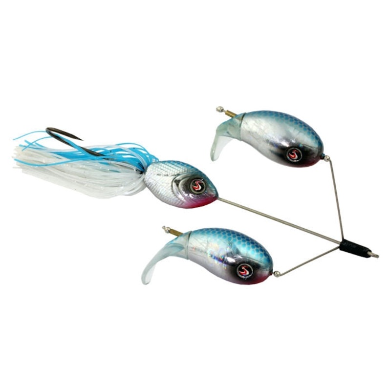 Double Plopper Buzzbait_Blue Blood