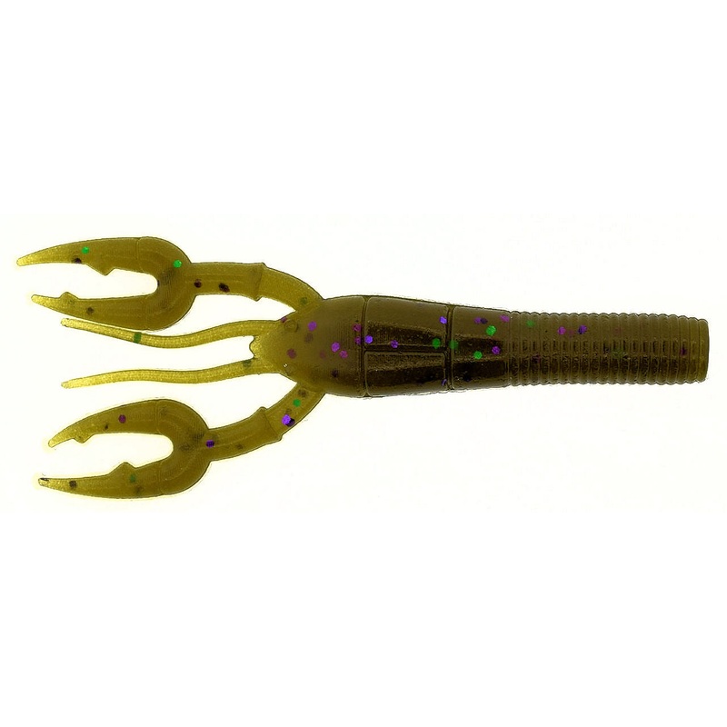 Fat Baby Craw_Green Pumpkin Green & Purple Flake
