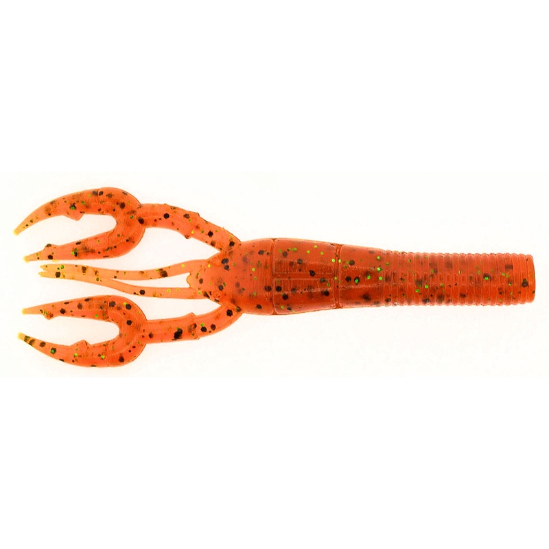 Fat Baby Craw_Pumpkin(Orange) Black & Green Flake*