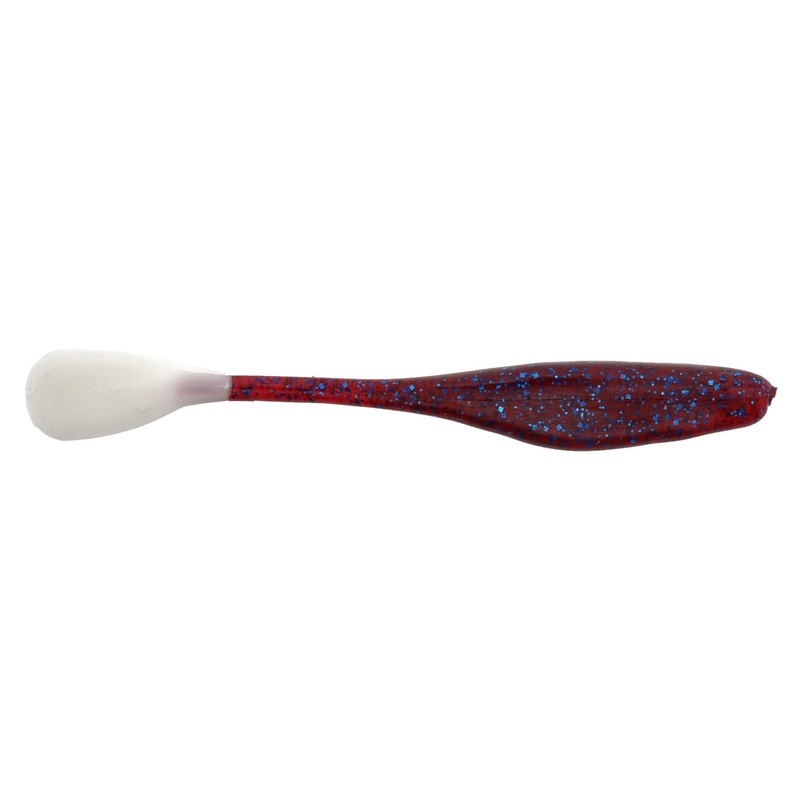 Flapp’n Shad_Plum White|6″
