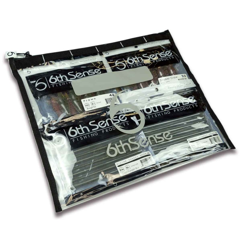 6th Sense Baitzip Bag|12″X10″|15″X13″|Jet Black
