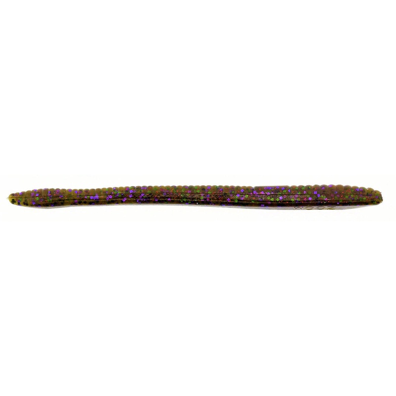 Finesse Worm_Green Pumpkin Candy Red