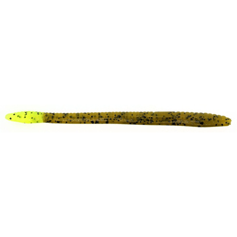 Finesse Worm_Green Pumpkin Chartreuse